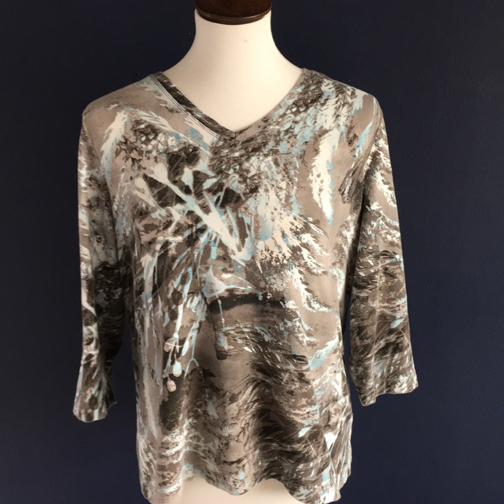 Chico’s Multicolored blouse   Size 2